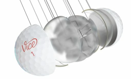 Pro Soft Hue Living Coral -Clubs Shop vicegolf ball pro soft living coral slider01
