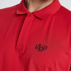 Pro Plus Polo Red 10 Pro Plus Polo Red -Clubs Shop vicegolf carry on tradition pro plus polo red slider03 desktop