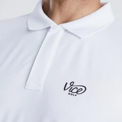 Pro Plus Polo White 10 Pro Plus Polo White -Clubs Shop vicegolf carry on tradition pro plus polo white slider03 desktop