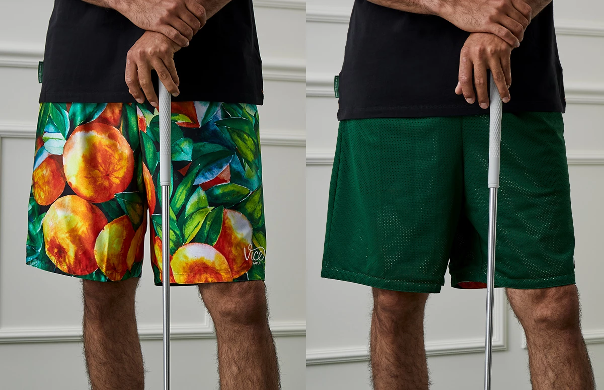 Daily Juice Reversible Mesh Shorts Eden Green - Image 7