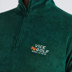 Sunshine State Towel Terry Half-Zip Eden Green -Clubs Shop vicegolf florida scramble sunshine state towel terry half zip eden green slider03 desktop