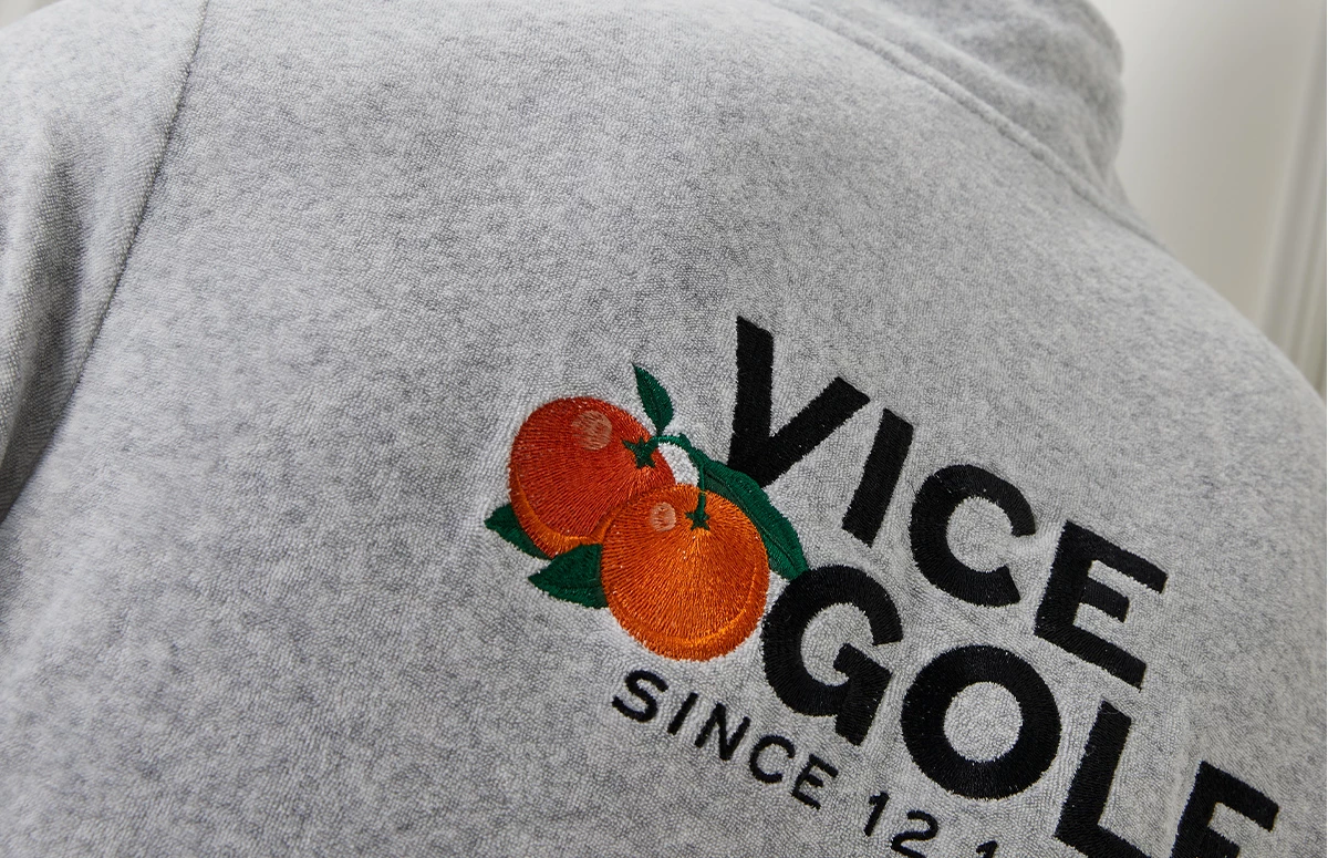 Sunshine State Towel Terry Half-Zip Gray Heather - Image 8