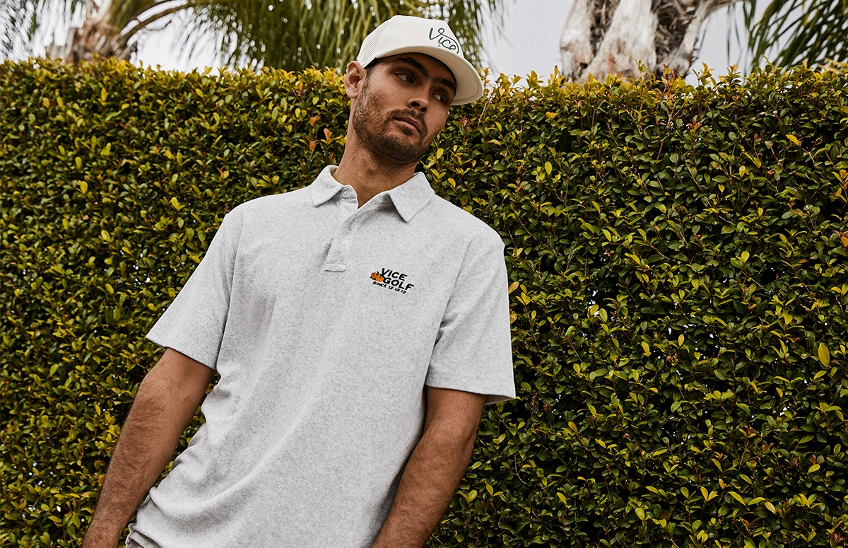 Sunshine State Towel Terry Polo Gray Heather - Image 6