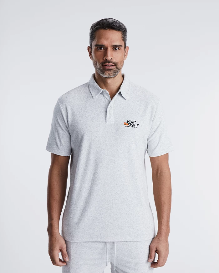 Sunshine State Towel Terry Polo Gray Heather - Image 2