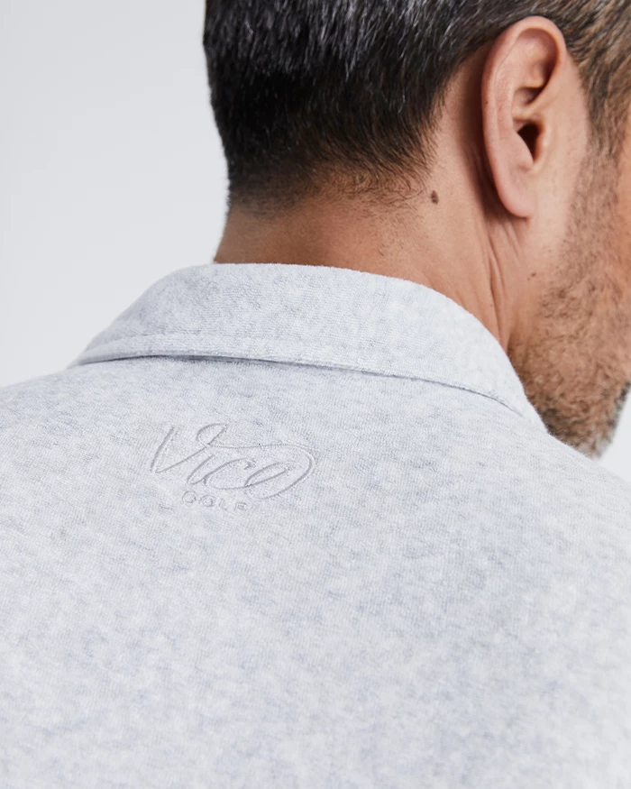 Sunshine State Towel Terry Polo Gray Heather - Image 4