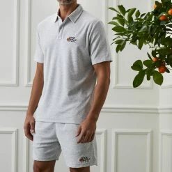 Sunshine State Towel Terry Shorts Gray Heather -Clubs Shop vicegolf florida scramble sunshine state towel terry shorts gray heather body01 desktop
