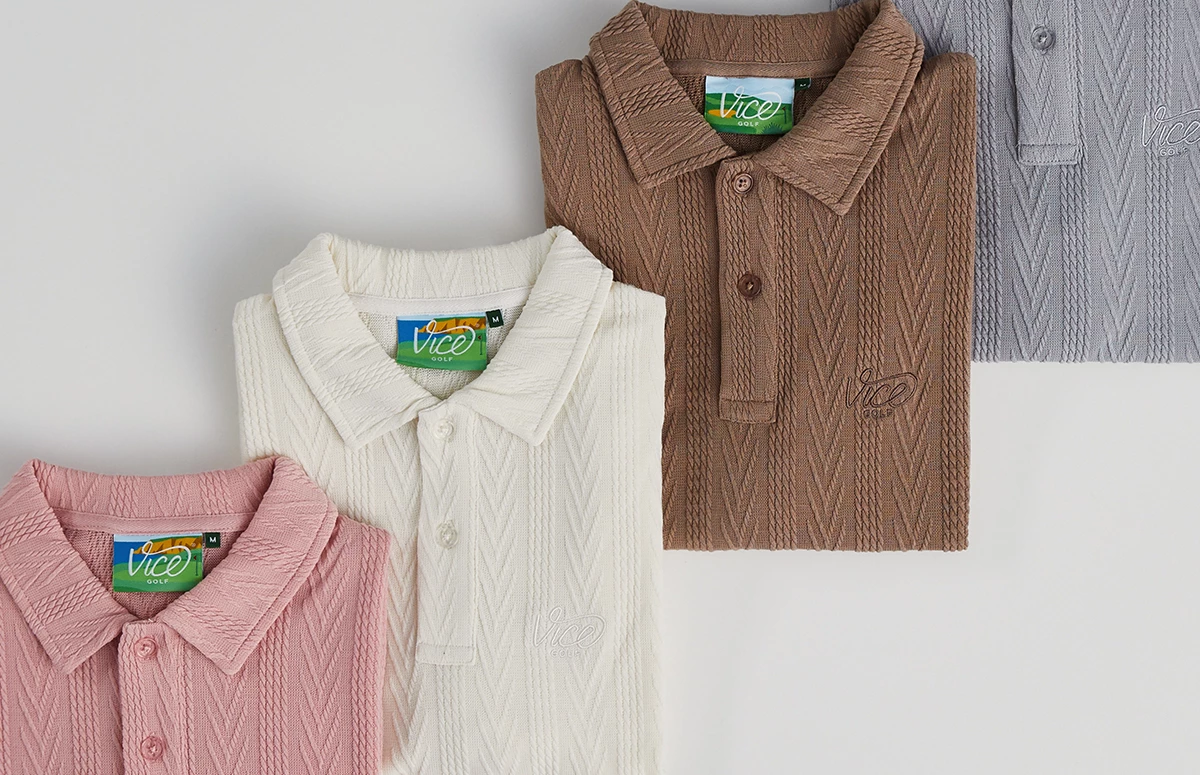 Tony Cable Knit Polo Cream - Image 4