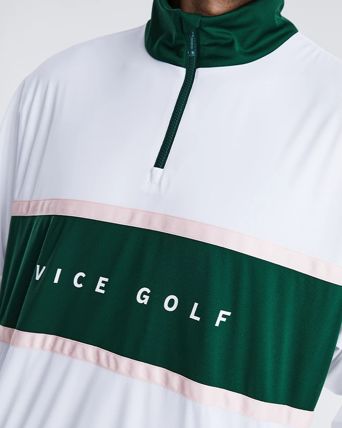 Vengeance Hybrid Windshirt White / Eden Green - Image 3