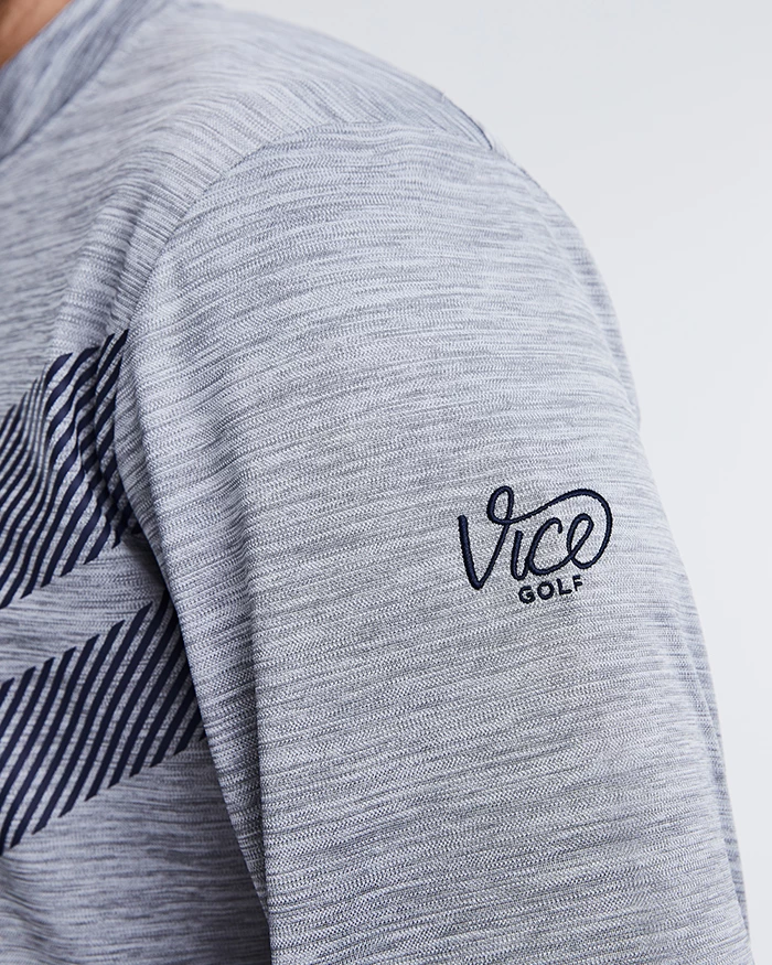 Embrace Half-Zip Longsleeve Gray Heather - Image 4