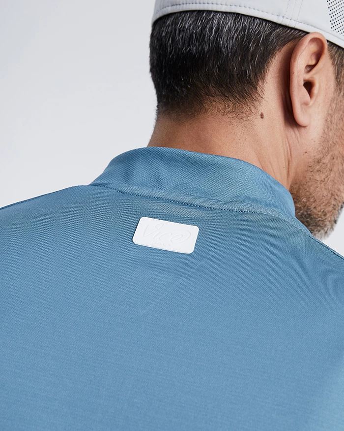 Embrace Half-Zip Longsleeve Smoke Blue - Image 2