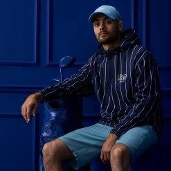 Homerun Half-Zip Windbreaker Navy -Clubs Shop vicegolf liberty club homerun half zip windbreaker navy body01 desktop