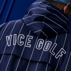 Homerun Half-Zip Windbreaker Navy -Clubs Shop vicegolf liberty club homerun half zip windbreaker navy body02 desktop