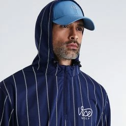 Homerun Half-Zip Windbreaker Navy -Clubs Shop vicegolf liberty club homerun half zip windbreaker navy slider06 desktop