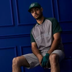 Homerun Raglan Polo Rhino / Dark Green -Clubs Shop vicegolf liberty club homerun raglan polo rhino dark green body01 desktop