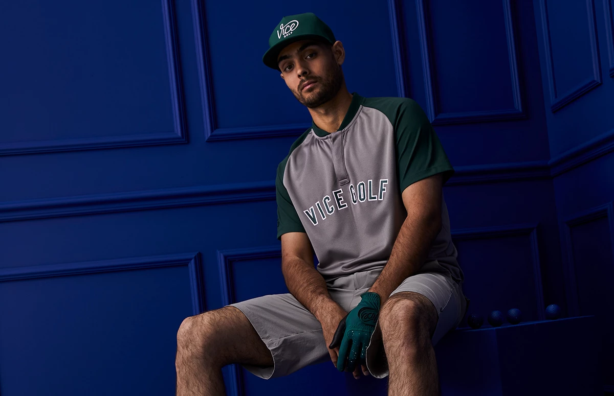 Homerun Raglan Polo Rhino / Dark Green - Image 7