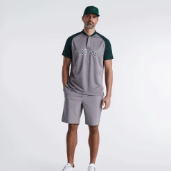 Homerun Raglan Polo Rhino / Dark Green