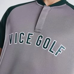 Homerun Raglan Polo Rhino / Dark Green -Clubs Shop vicegolf liberty club homerun raglan polo rhino dark green slider04 desktop