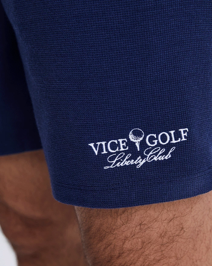 Liberty Club Waffle Shorts Navy - Image 2