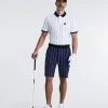 Pinstripe Polo White -Clubs Shop vicegolf liberty club pinstripe polo white slider01 desktop